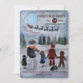 Festive Friends Christmas Party Einladung (Vorderseite)