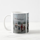 Festive Friends Gemälde von Alfred Fox Kaffeetasse (Links)