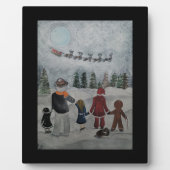 Festive Friends Painting by Alfred Fox Fotoplatte (Vorderseite)