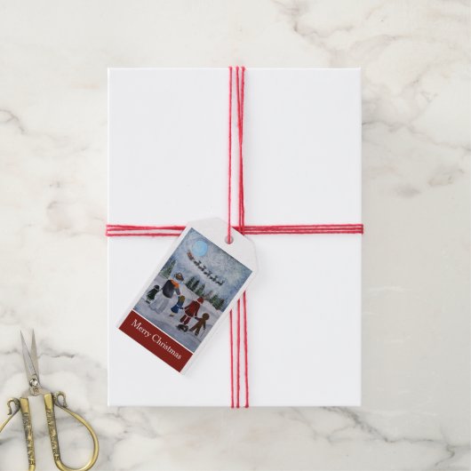 Festive Friends Painting by Alfred Fox Geschenkanhänger (Mit Garn)