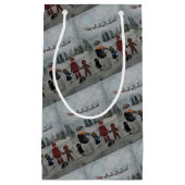 Festive Friends Painting by Alfred Fox Kleine Geschenktüte (Vorderseite)