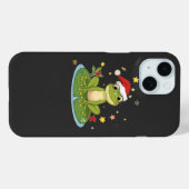 Festive Frog Joy - Cute Christmas Frog on Lily Pad Case-Mate iPhone Hülle (Rückseite (Horizontal))