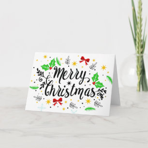 Festive Frohe Weihnachten  Karte
