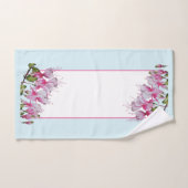 'Festive Fuchsias' auf einem Badetuch-Set Badhandtuch Set (Handtuch)