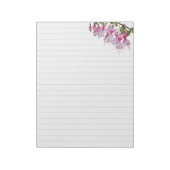 'Festive Fuchsias' auf einem großen Notepad Notizblock (Rotiert)