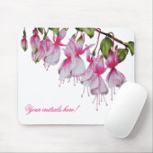 'Festive Fuchsias' auf einem Mauspad (Mit Mouse)