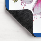 'Festive Fuchsias' auf einem Mauspad (Ecke)