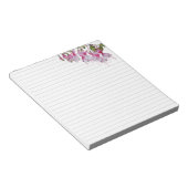 'Festive Fuchsias' auf einem mittelgroßen Notepad Notizblock (angewinkelt)