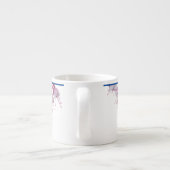 'Festive Fuchsias' auf einer Espresso-Tasse Espressotasse (Rückseite)