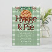 Festive fun Holiday Party hygge Einladung (Stehend Vorderseite)