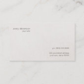 Festive Fun Imitate Funkelnd Sequins Niedlich Girl Visitenkarte (Rückseite)