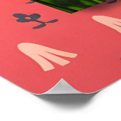 Festive Garden Gnomes Birthday Celebration Poster (Ecke)