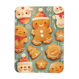 Festive Gingerbread Cookies Magnet