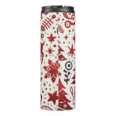 Festive Glitter Christmas Thermal Tumbler  Thermosbecher (Rückseite)
