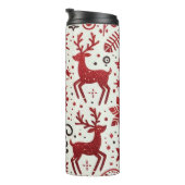 Festive Glitter Christmas Thermal Tumbler  Thermosbecher (Nach rechts gedreht)