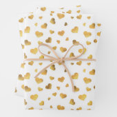 Festive Gold Confetti Hörgeschenk Geschenkpapier Set (Beispiel)