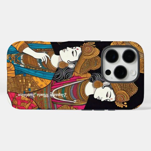 "Festive Gold-Touch" Case-Mate iPhone Hülle (Rückseite (Horizontal))