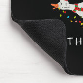 Festive Goose On The Loose Christmas Duck Light Xm Mousepad (Ecke)