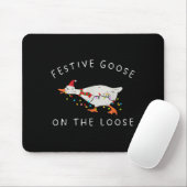 Festive Goose On The Loose Christmas Duck Light Xm Mousepad (Mit Mouse)