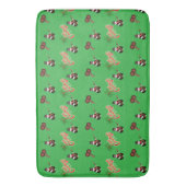 FESTIVE GREEN Trini Christmas Badematte (Vorderseite Vertikal)