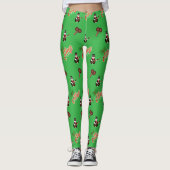FESTIVE GREEN Trini Christmas Leggings (Vorderseite)