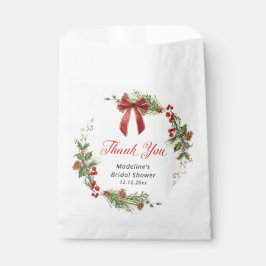 Festive Greenery Christmas Thank you Geschenktütchen