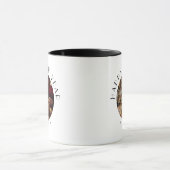 Festive Happy New Year Custom Photo Text Party Tasse (Zentrum)