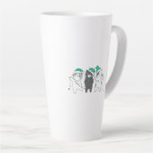 festive hats, Christmas lights Milchtasse (Rechte Ecke)