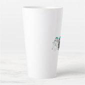 festive hats, Christmas lights Milchtasse (Vorderseite)