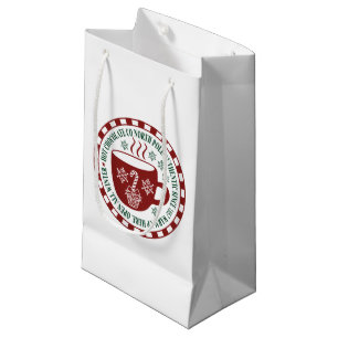 Festive Heiße Schokolade Firma Weihnachten Kleine Geschenktüte