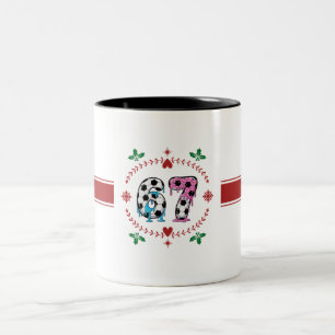 Festive Holiday 67 Fußball Eiscreme-Drip-Tasse, Zweifarbige Tasse