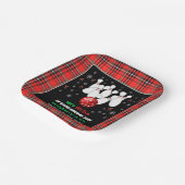 Festive Holiday Bowling  Pappteller (Gewinkelt)