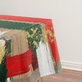 Festive holiday brush plaid  tischdecke (Beispiel)