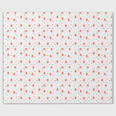 Festive Holiday Christmas Geschenkpapier (Flach)