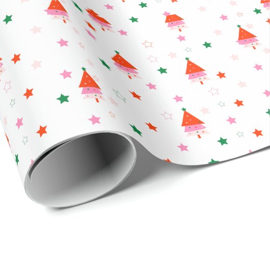 Festive Holiday Christmas Geschenkpapier (Rolleneckpunkt)