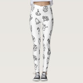 Festive Holiday Christmas Leggings Pants for Women (Vorderseite)
