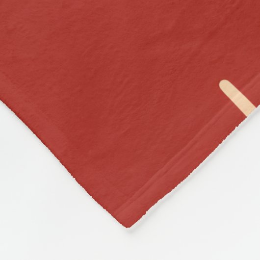 Festive Holiday Glow Fleecedecke (Ecke)