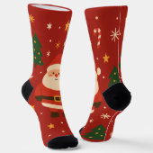 Festive Holiday Glow Socken (Gewinkelt)