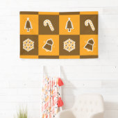 Festive Holiday Grid Pattern Banner (Insitu)