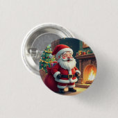 Festive Holiday Home Accent - Christmas Decorative Button (Vorne & Hinten)