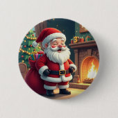 Festive Holiday Home Accent - Christmas Decorative Button (Vorderseite)