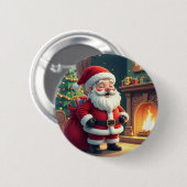 Festive Holiday Home Accent - Christmas Decorative Button (Vorne & Hinten)