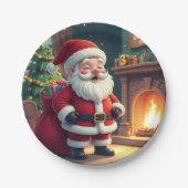 Festive Holiday Home Accent - Christmas Decorative Pappteller (Vorderseite)