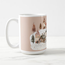 Festive: Holiday Village in the Snow  Kaffeetasse
