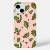 Festive Holly Berry Phone Case (Rückseite)