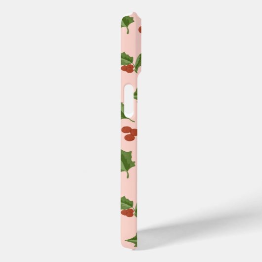 Festive Holly Berry Phone Case (Rückseite / Rechts)