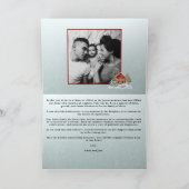 Festive Houses Folded Christmas Holiday Card Dankeskarte (Innenseite)