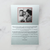 Festive Houses Folded Christmas Holiday Card Dankeskarte (Innenseite)