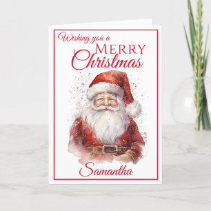 Festive Jolly Santa Merry Weihnachten