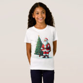 "Festive Joy: Christmas Wonderland Design" T-Shirt (Vorne ganz)